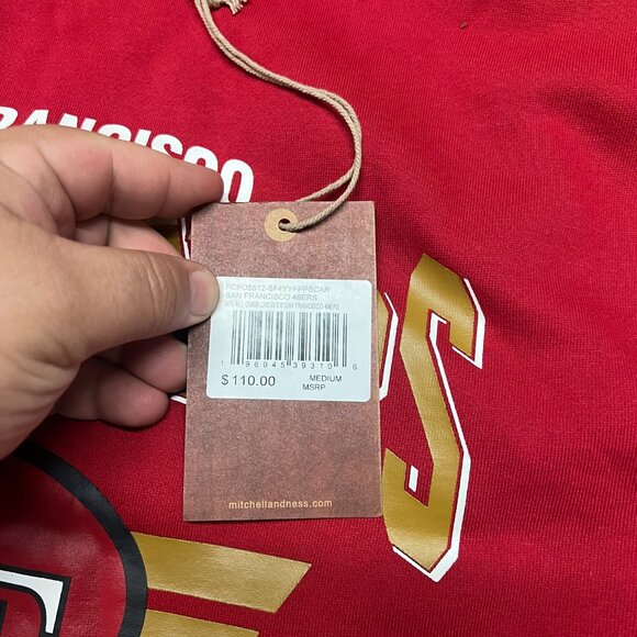 mitchell and ness 49ers crewneck 3.0 san francisco Medium - Picture 4 of 7
